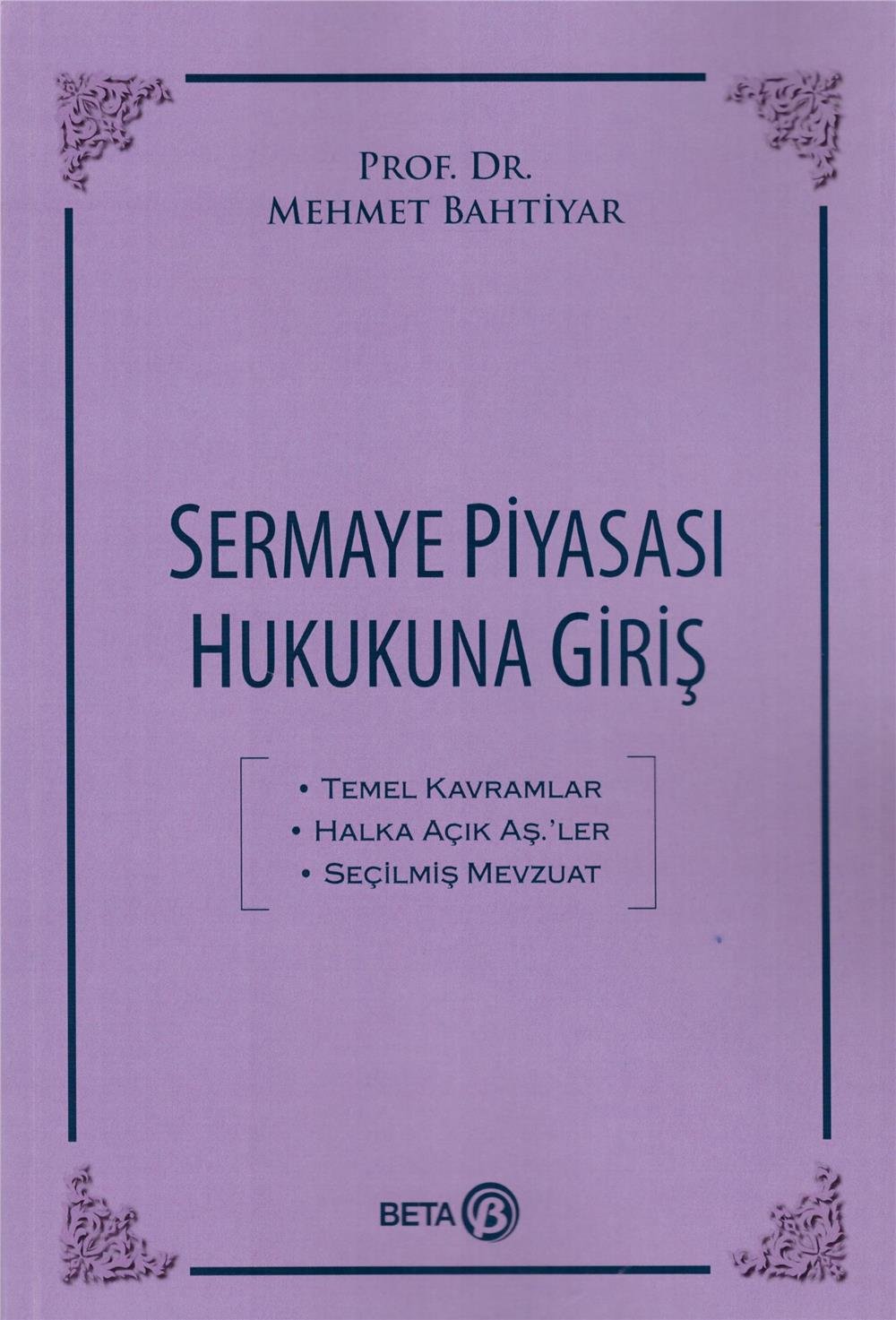 Sermaye Piyasası Hukukuna Giriş