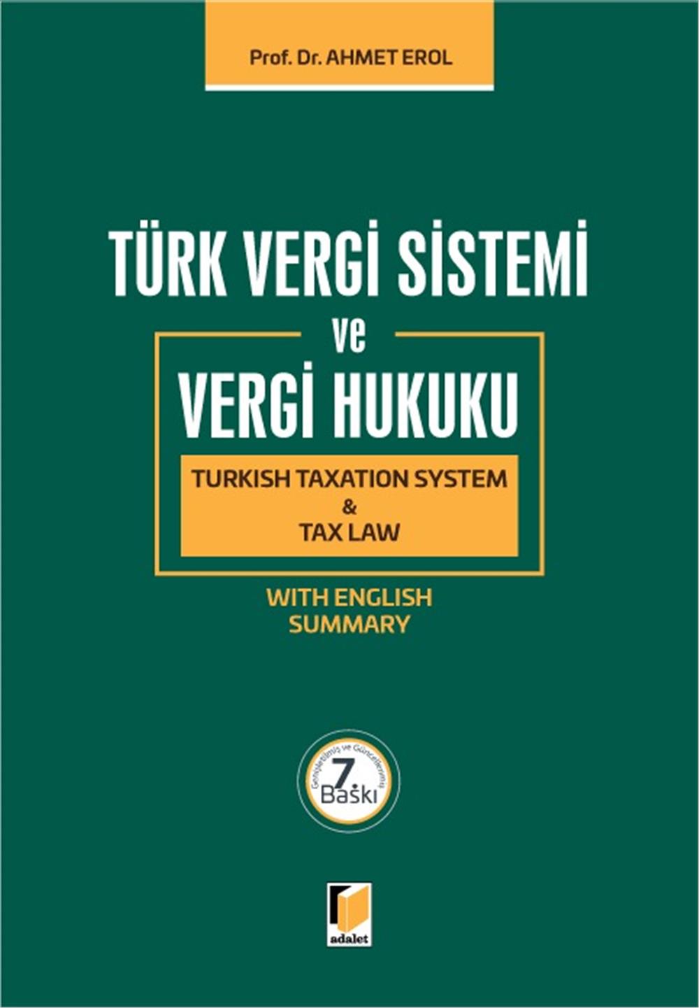 Türk Vergi Sistemi ve Vergi Hukuku