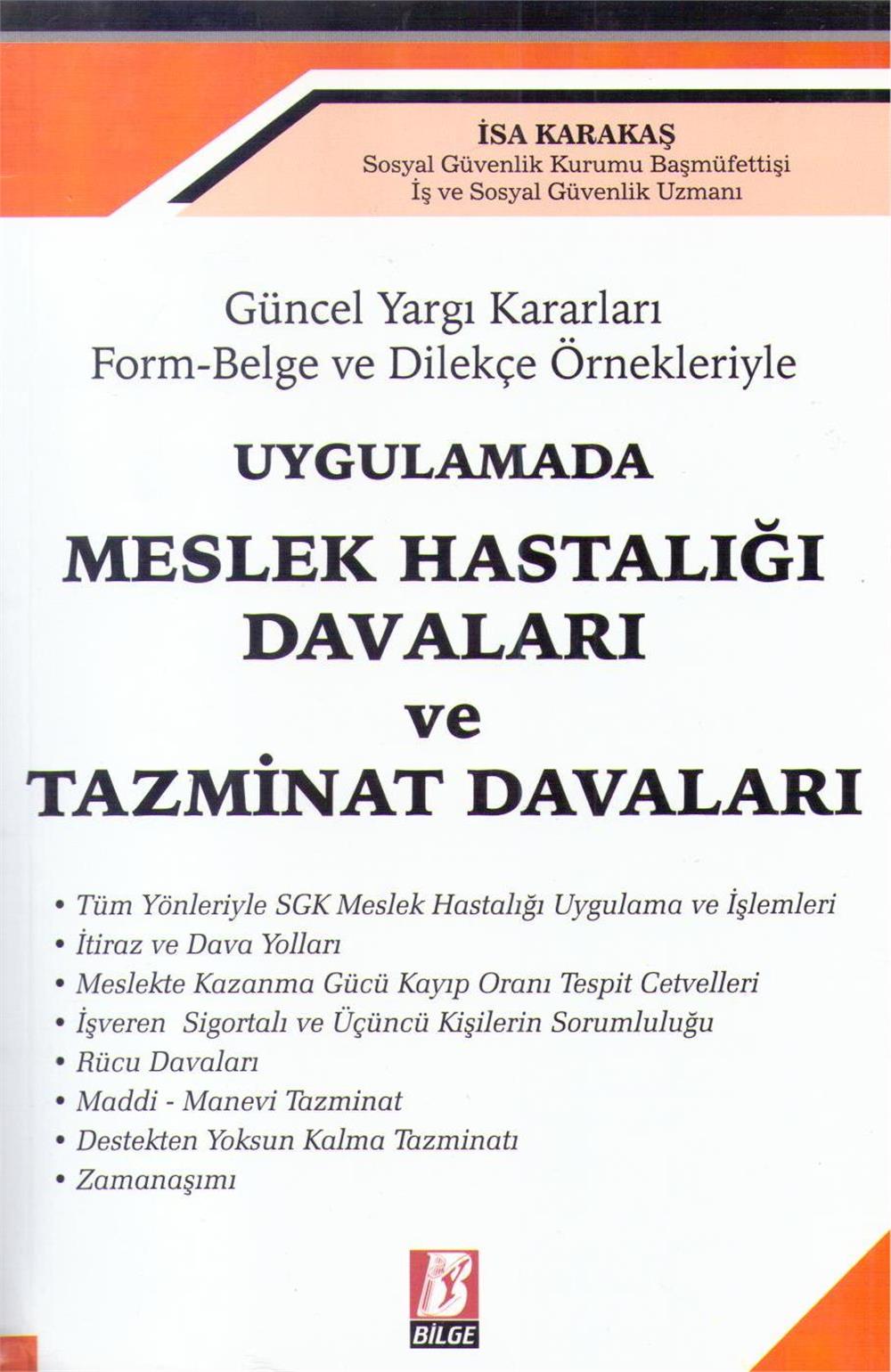 Uygulamada Meslek Hastalığı Davaları ve Tazminat Davaları