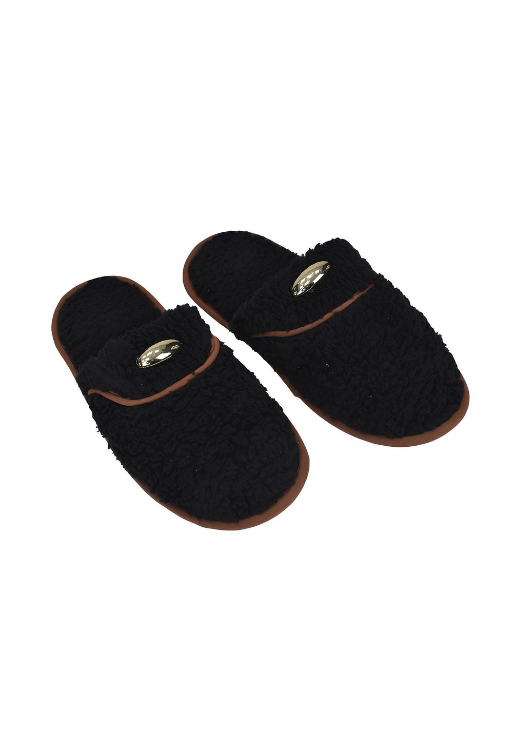 Kadın Kışlık Ev Terliği - Siyah