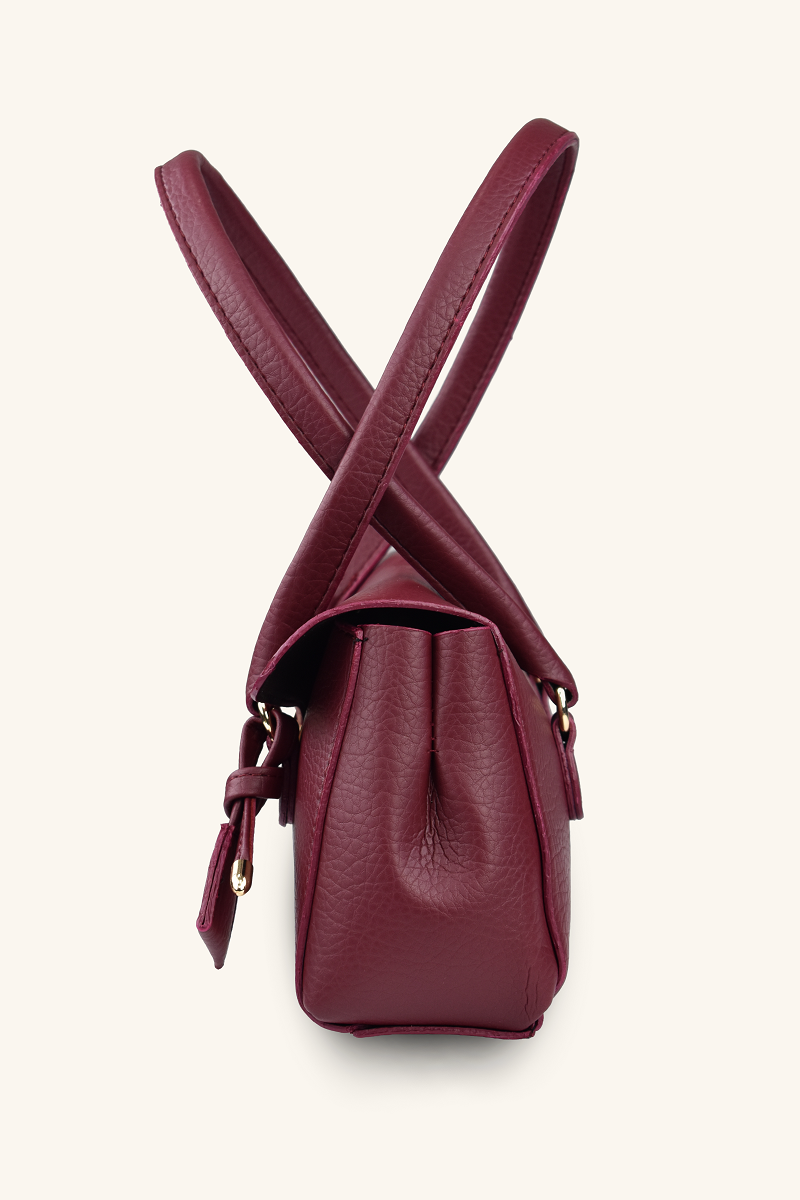 Vina Baget Çanta - Bordo
