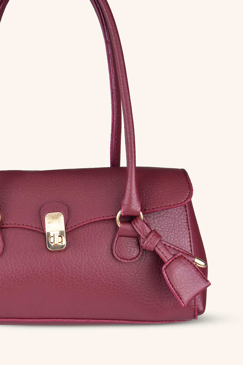 Vina Baget Çanta - Bordo