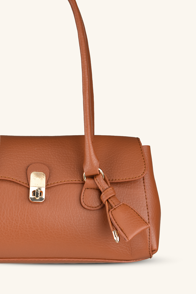 Vina Baget Çanta - Taba