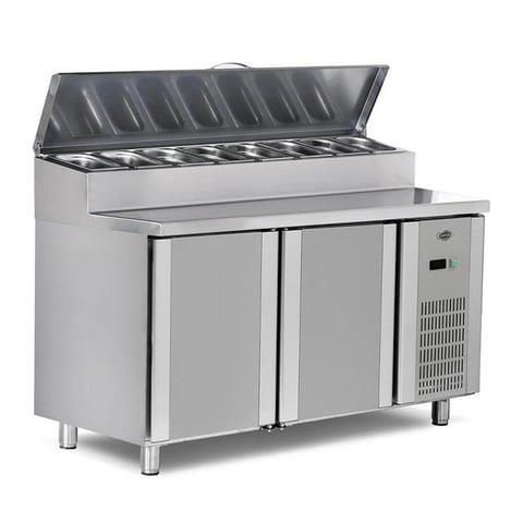 Empero Pizza Hazırlık Dolabı 2 Kapılı 150x70x85 cm EMP.150.70.01-PS