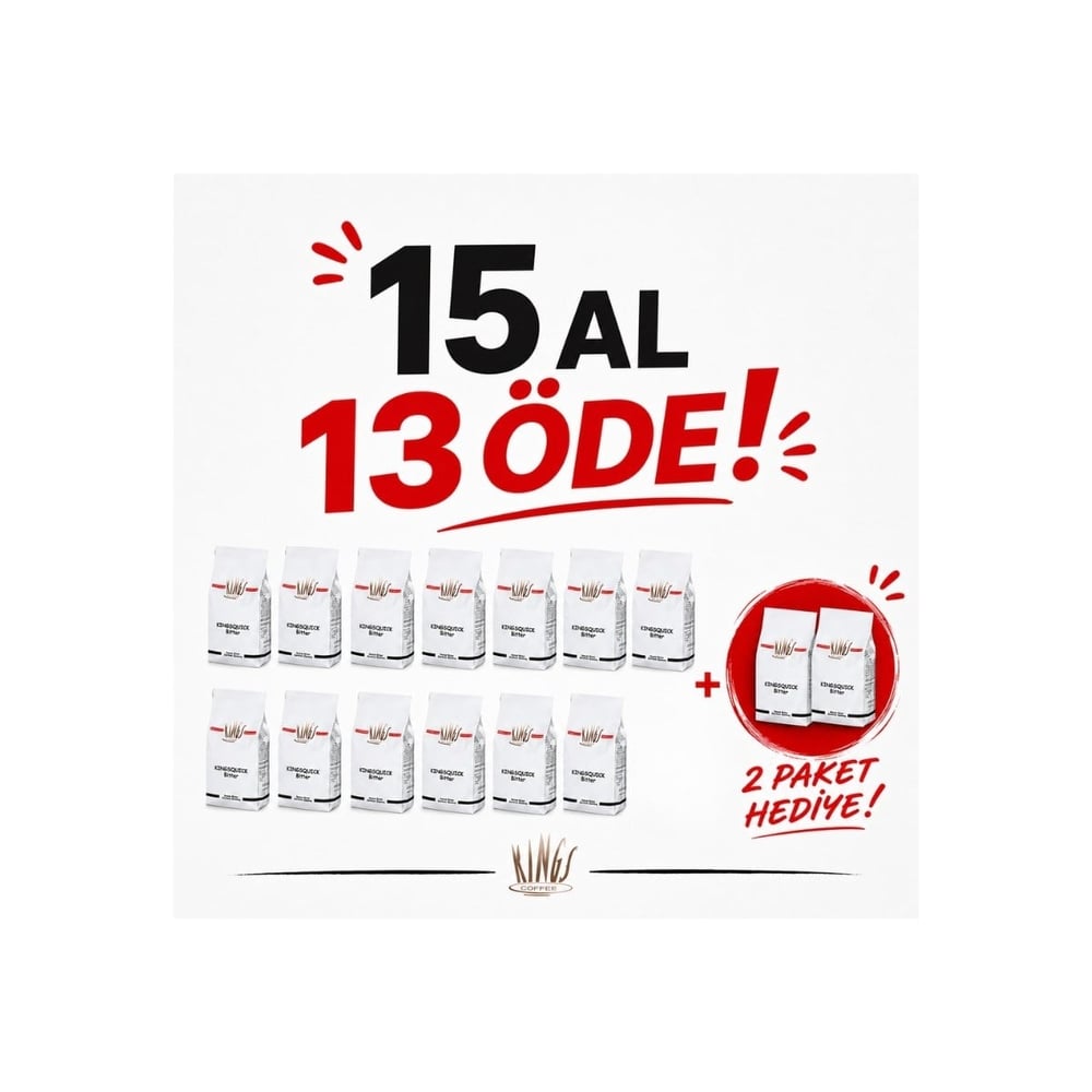 KingsQuick Granül Sıcak Çikolata Bitter 15 Kg | Profesyonel İçecek Tozu
