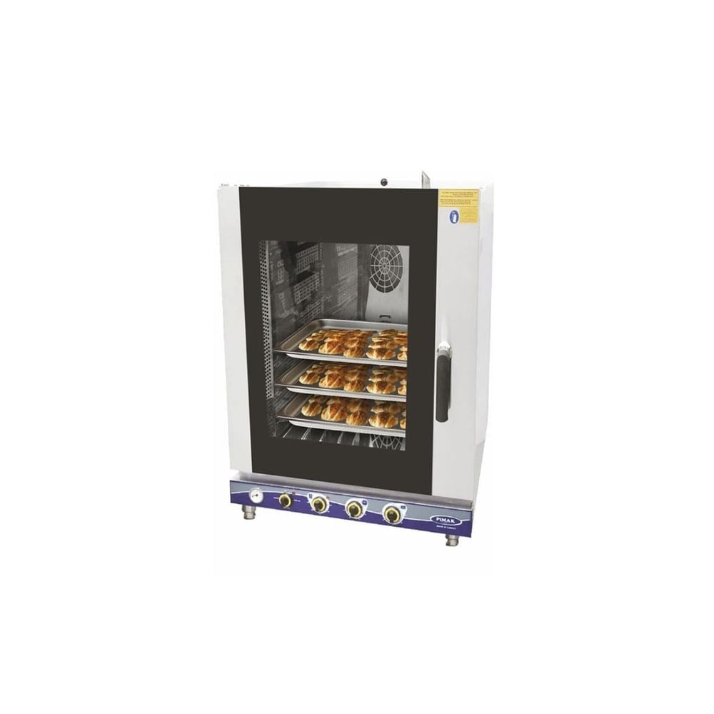 Pimak 6 Tepsili Manuel Patisserie Fırın, Elektrikli 40x60 Cm Tepsi PTS06-M