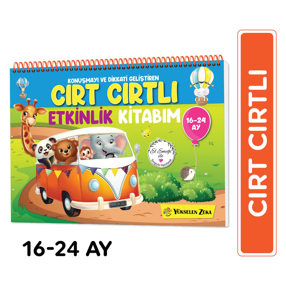 Cırt Cırtlı Etkinlik Kitabım 16-24 ay
