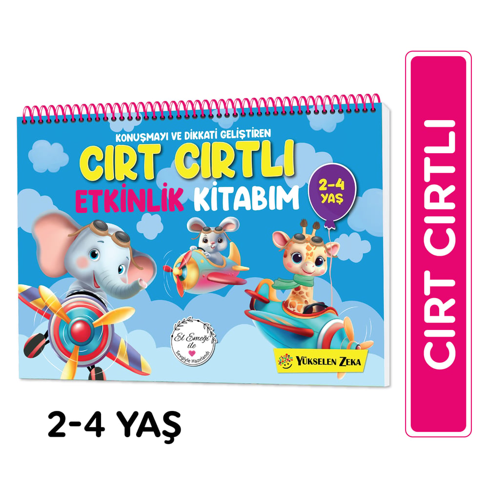 Cırt Cırtlı Etkinlik Kitabım 2-4 yaş