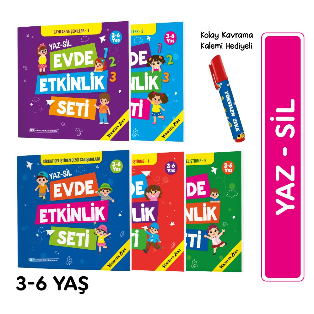 Evde Etkinlik Yaz Sil Serisi