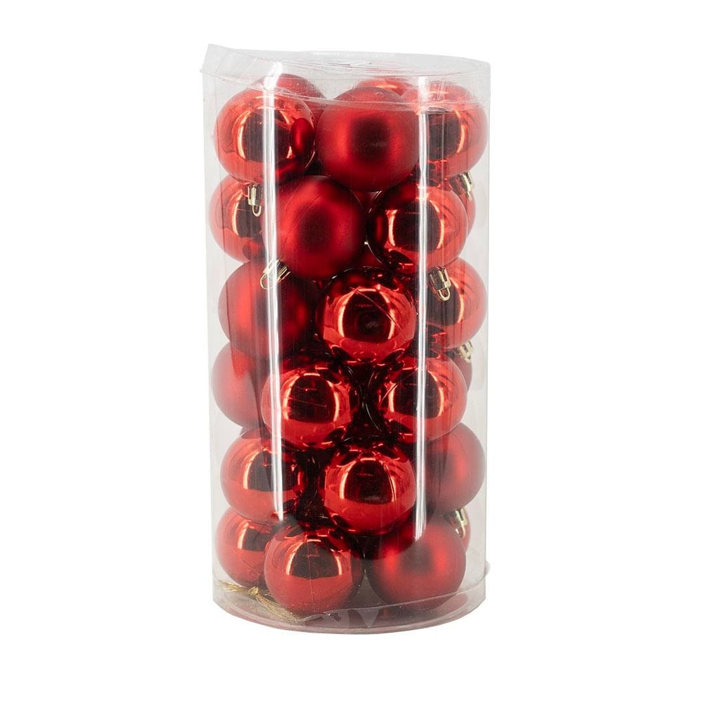 Dekoratif Yılbaşı Topu Yılbaşı Dekorları 4-6 Cm Gümüş