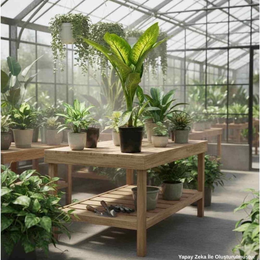 Difenbahya (Dieffenbachia Tropic Snow) 80-100 Cm