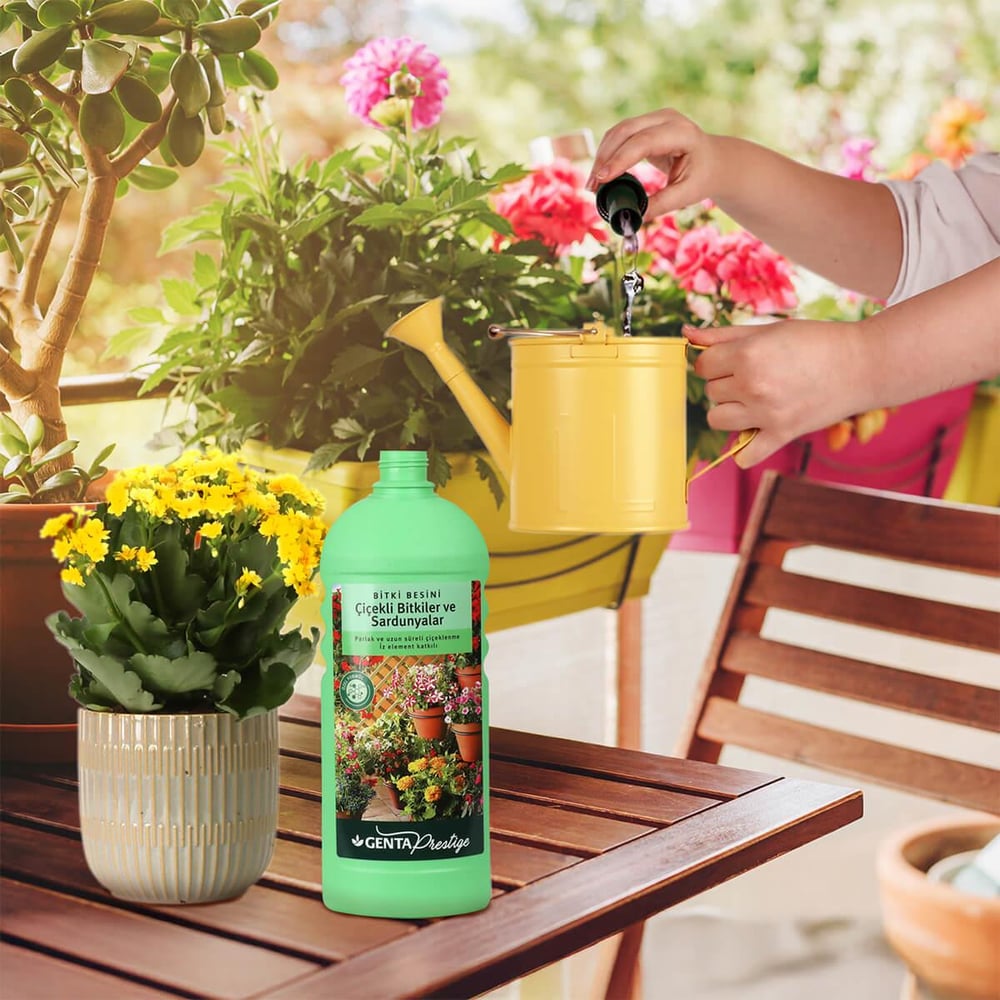 Genta Çiçekli Bitki ve Sardunya için Sıvı Besin (1 Lt)