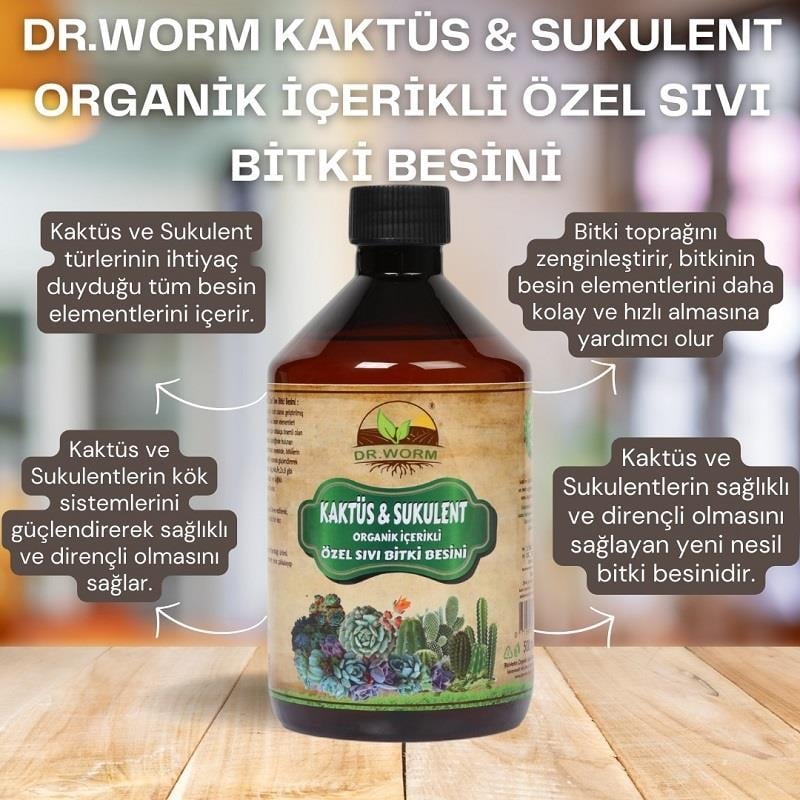 Kaktüs & Succulent Sıvı Bitki Besini 500 Ml