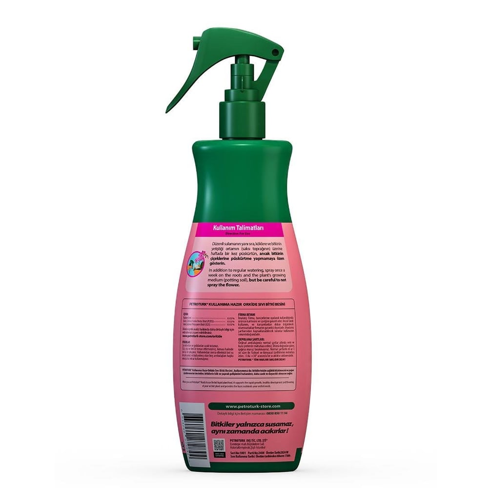 PetroTurk Orkide Sıvı Bitki Besini 250 Ml