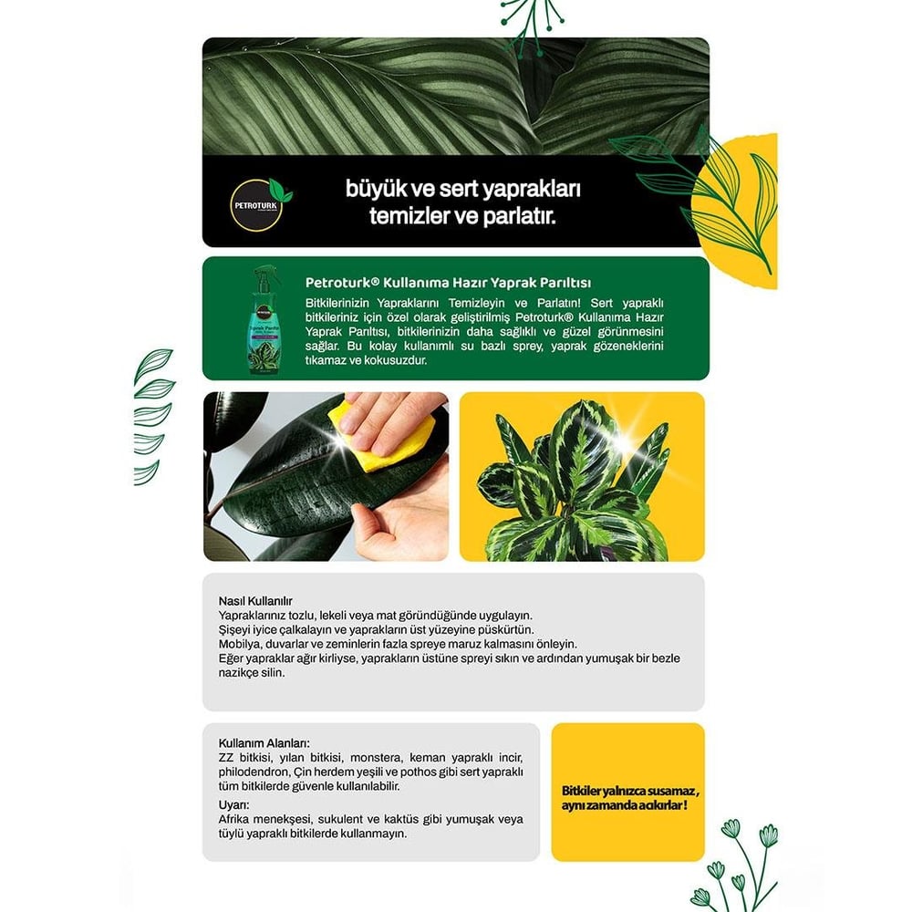 PetroTurk Yaprak Parlatıcı 250 Ml