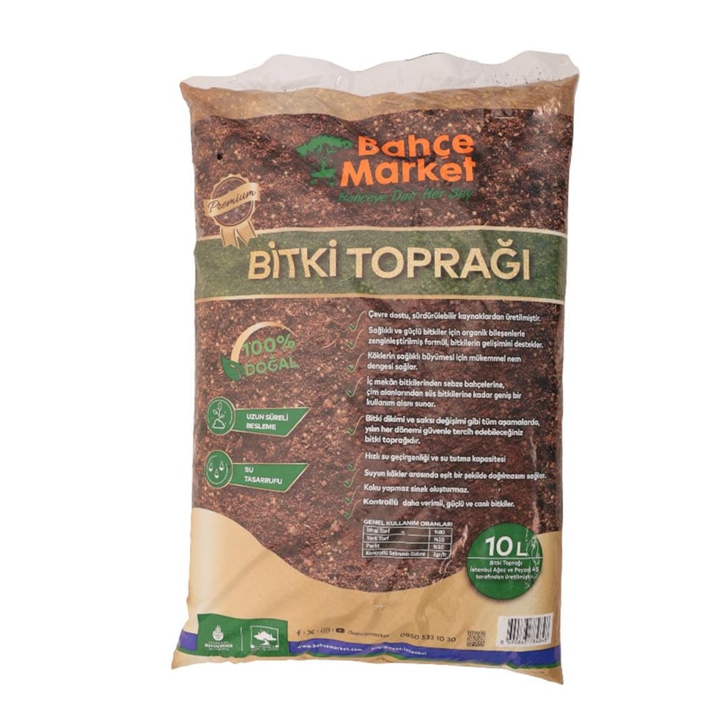 Premium Bitki Toprağı 10 Lt