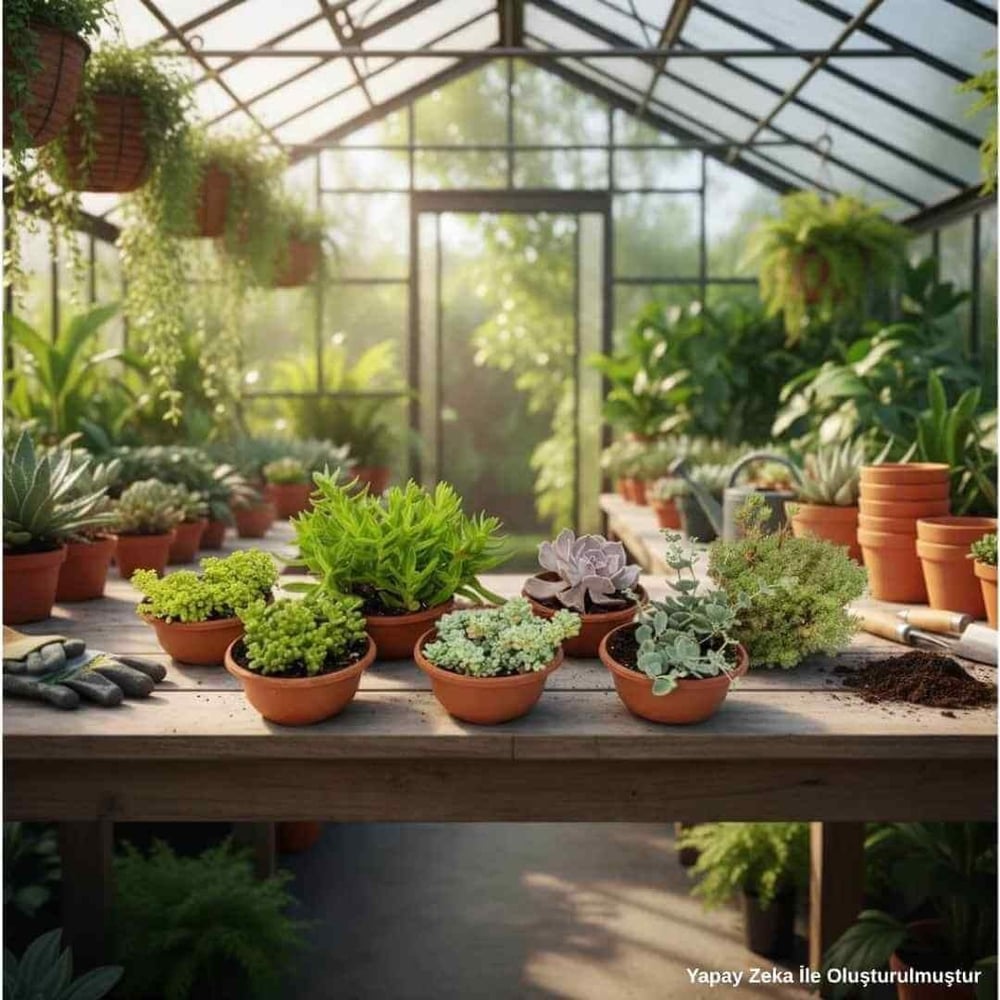 Succulent Mini Aranjman Yeşil