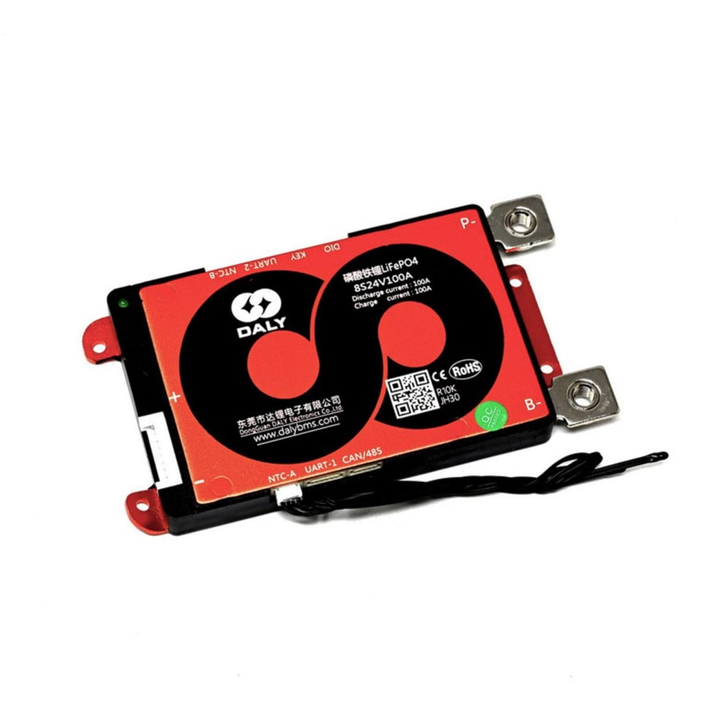 Daly Smart BMS LiFePO4 8S 24V 100A (Balanslı)