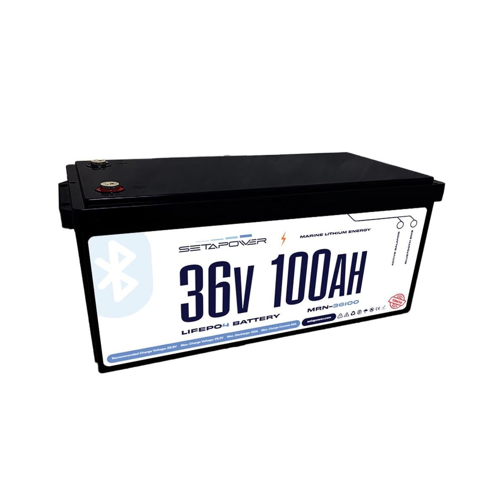 SetaMarin 36V 100AH LiFePO4 Bluetooth Özellikli Akü