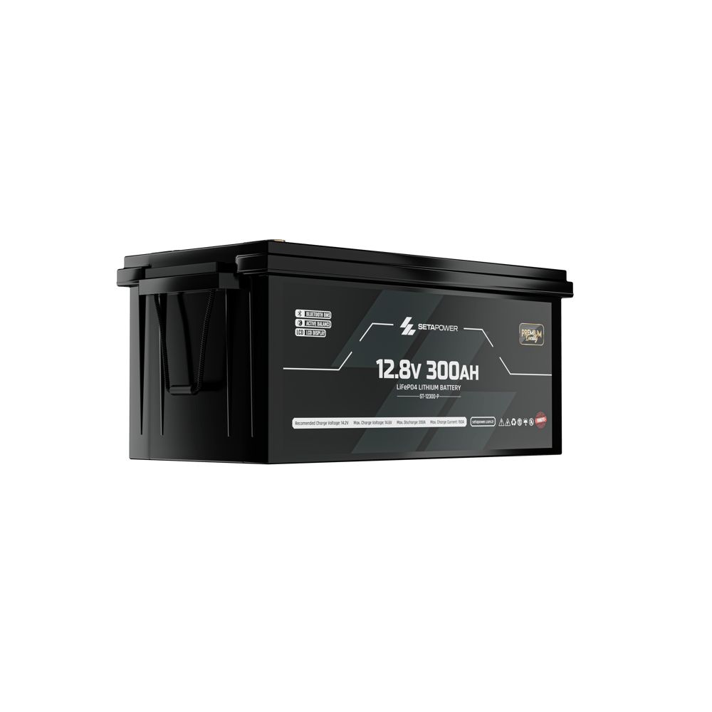 Setapower 12.8V 300 AH Lifepo4 Premium Serisi Lityum Akü