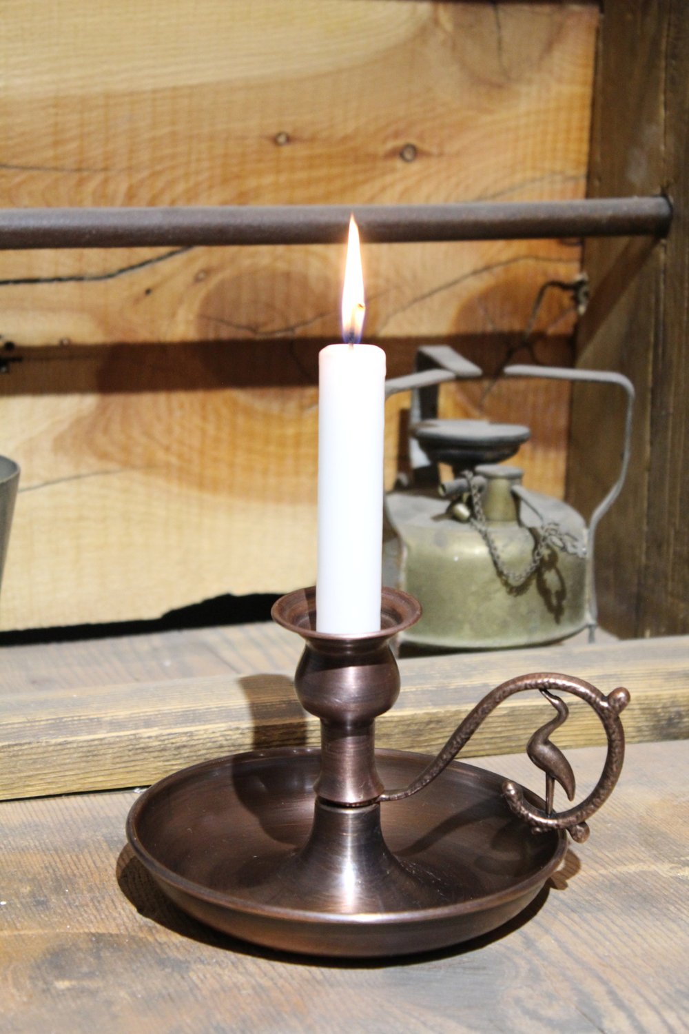 Turna Bakır Alem Mumluk Düz OKSİT Kulp Turna2624-3