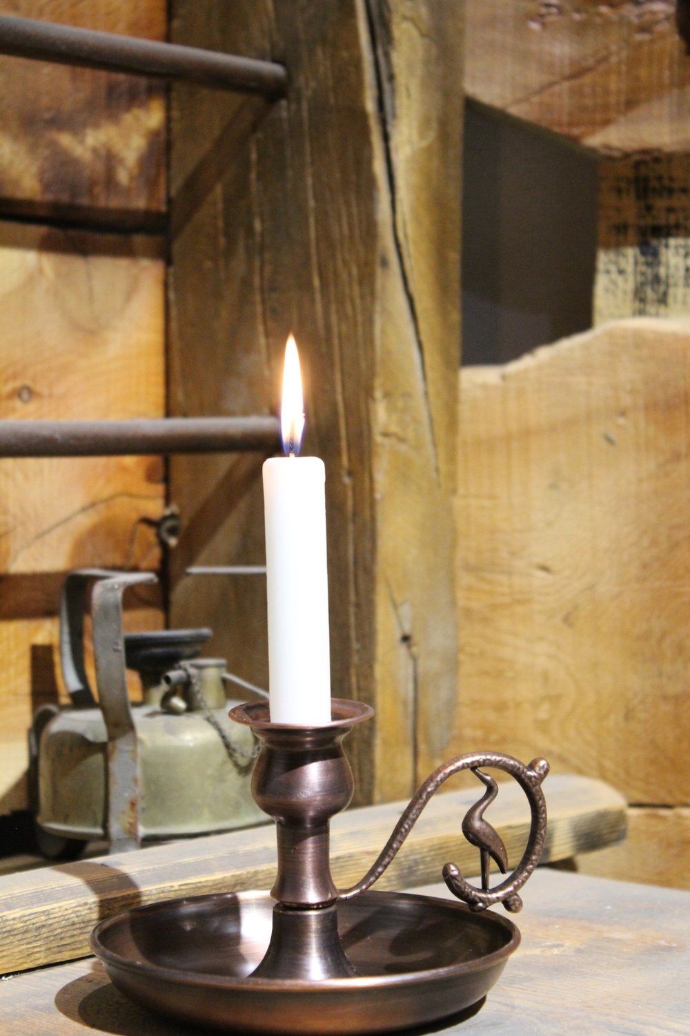 Turna Bakır Alem Mumluk Düz OKSİT Kulp Turna2624-3