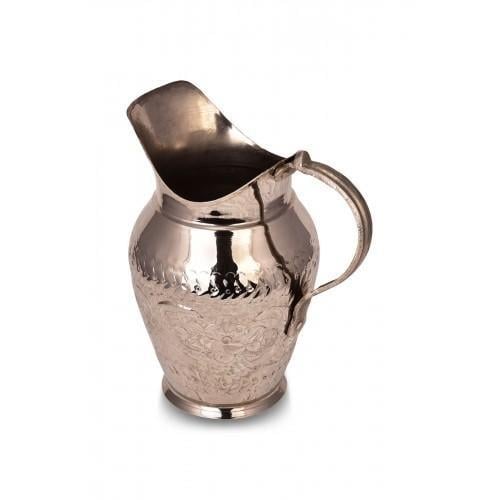 Turna Copper Antalya Jug No. 2 Hand Engraved Nickel Turna7262-2