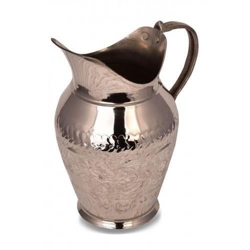 Turna Copper Antalya Jug No. 2 Hand Engraved Nickel Turna7262-2