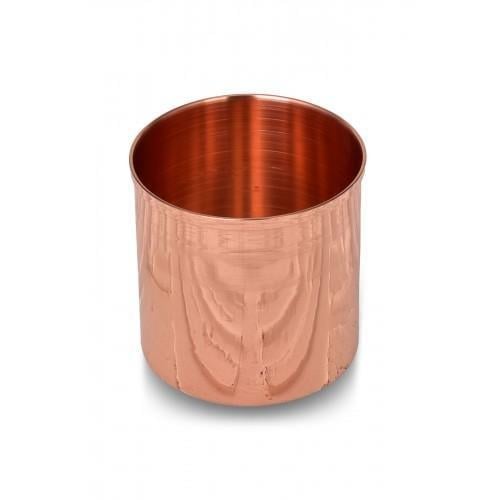 Turna Copper Spring Flower Pot 1 No 8 Cm Flat Red Turna2564-1