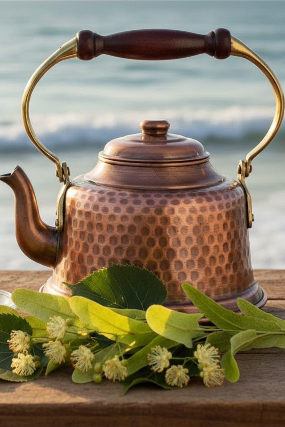 Turna Bakır Maraş Demlik El Dövme Oksit Turna1965-3