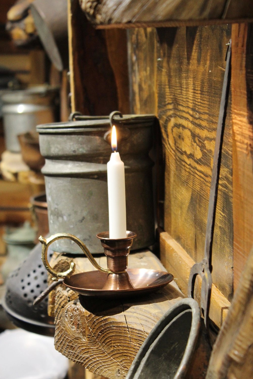 Turna Bakır Elit Mumluk & El Şamdanı Kendinden Iğneli Oksit Turna2619-3