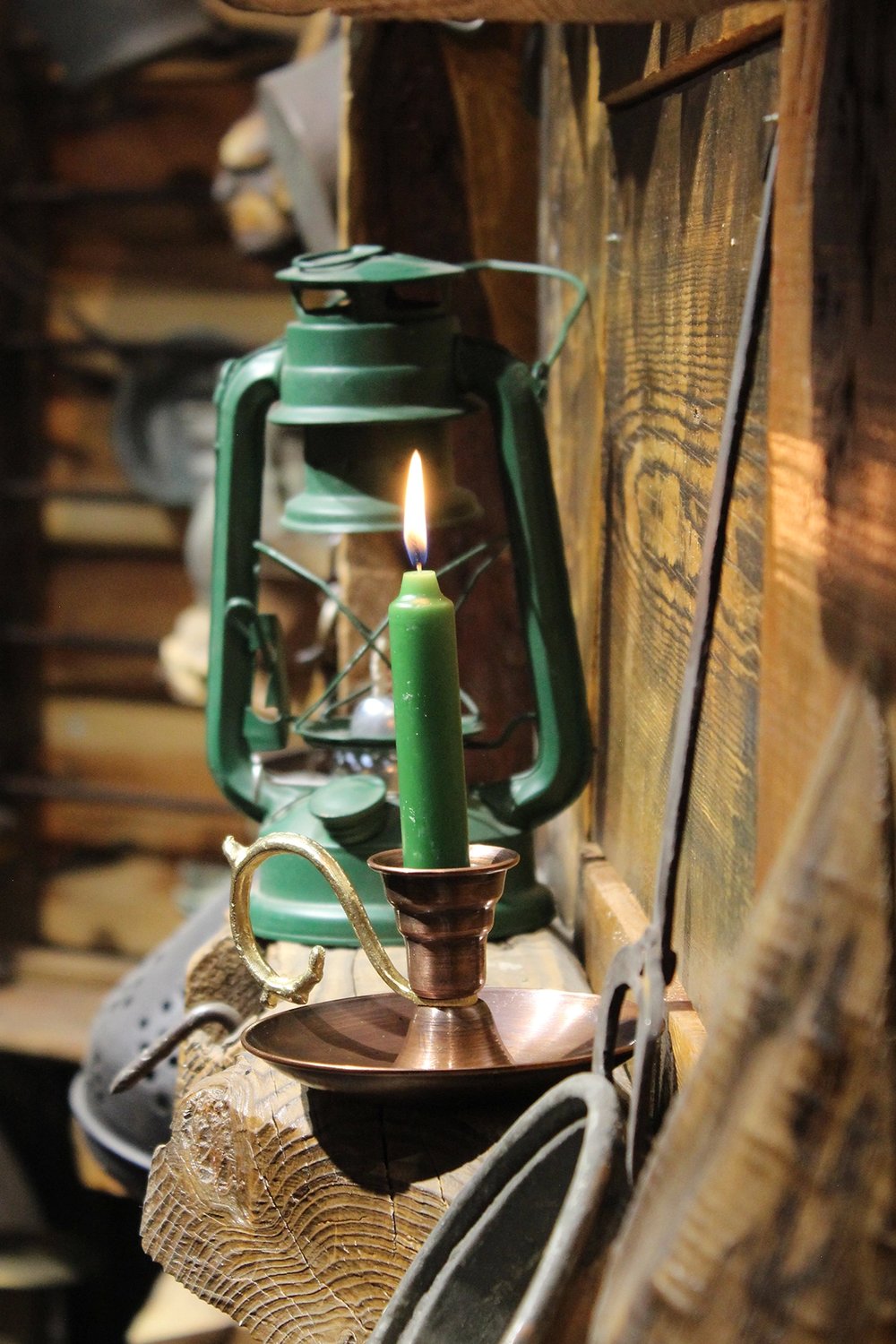 Turna Bakır Elit Mumluk & El Şamdanı Kendinden Iğneli Oksit Turna2619-3