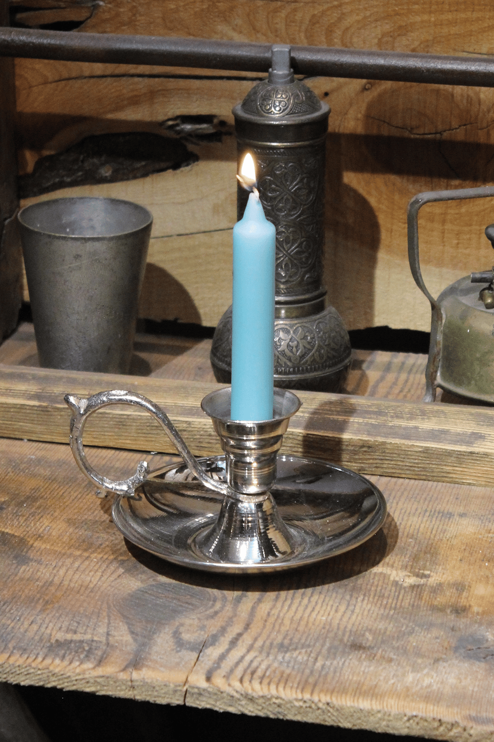 Turna Bakır Elit Mumluk & Şinanay & El Şamdanı Kendinden Iğneli Nikel Turna2619-2