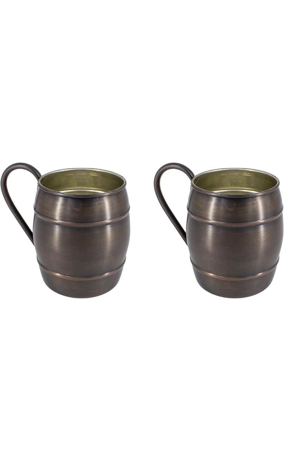 Turna Bakır Grande Bardak 2 No Düz 1000 Ml 2li Takım Oksit Turna0464-23
