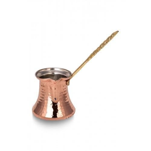 Turna Copper Kervan Coffee Pot 6 No Thin 6 Cup Machine Forged Red Turna1224-1