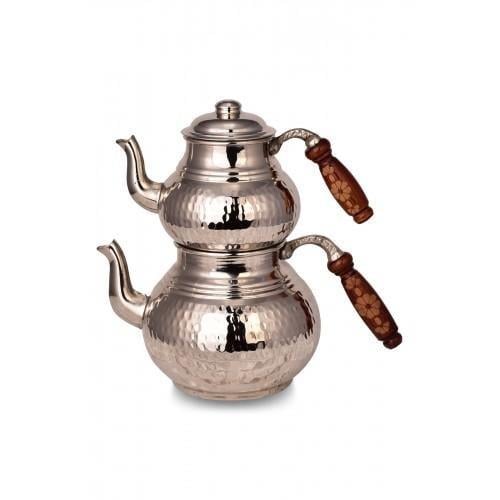Turna Copper Classic Teapot No 2 Fine Hand Forged Nickel Turna1953-2