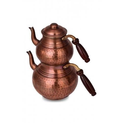 Turna Copper Classic Teapot No. 2 Fine Hand Forged Oxide Turna1953-3