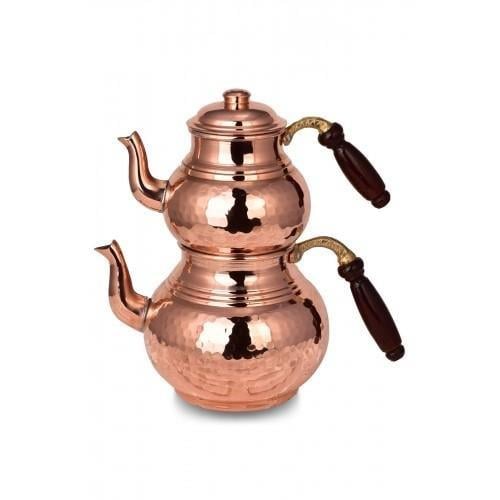 Turna Copper Classic Teapot No. 2 Thick Hand Forged Red Turna1951-1