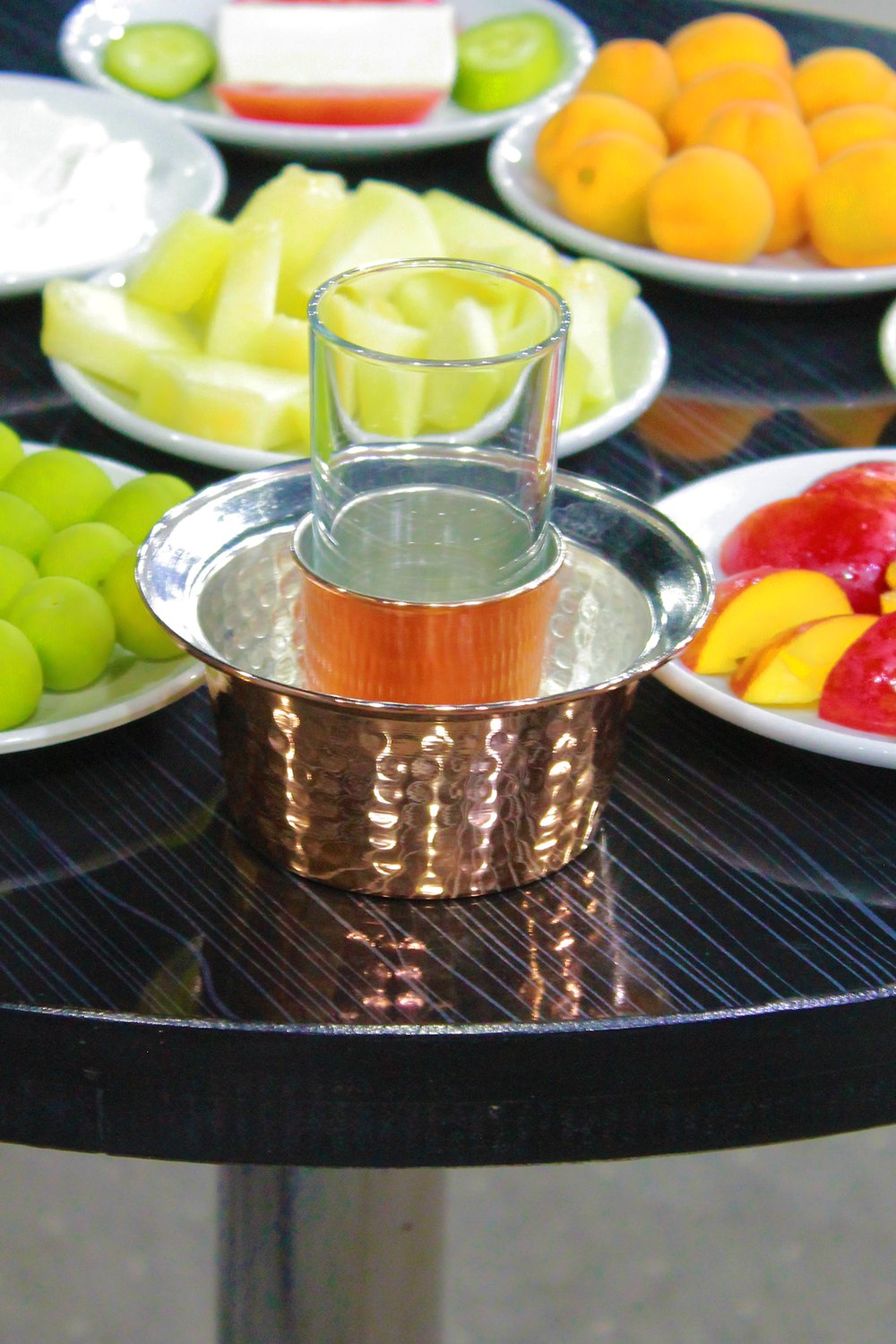 Turna Bakır Klasik Ehlikeyf Makine Dövme Kırmızı Turna3300-1