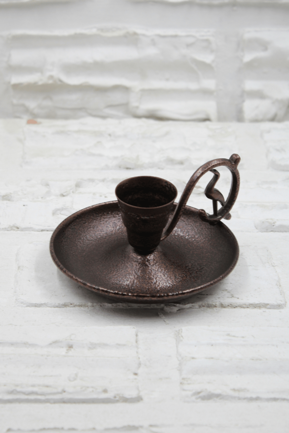 Metal Nostalji Mumluk & El Şamdanı Kendinden Iğneli Acı Kahve Oksit Kulp Turna2623-3