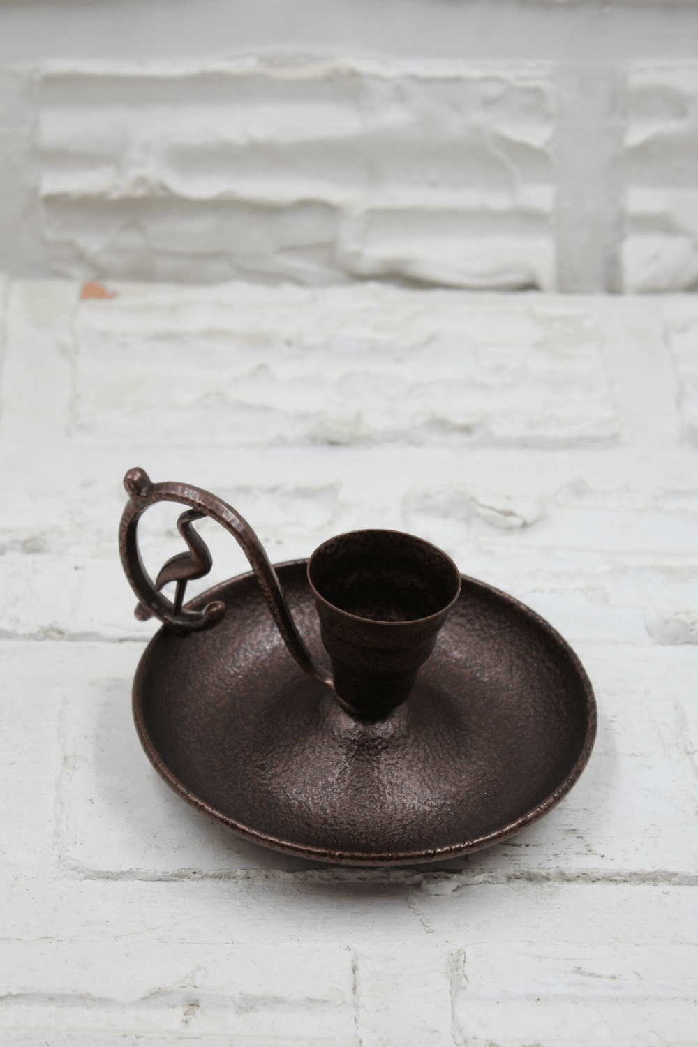 Metal Nostalji Mumluk & El Şamdanı Kendinden Iğneli Acı Kahve Oksit Kulp Turna2623-3