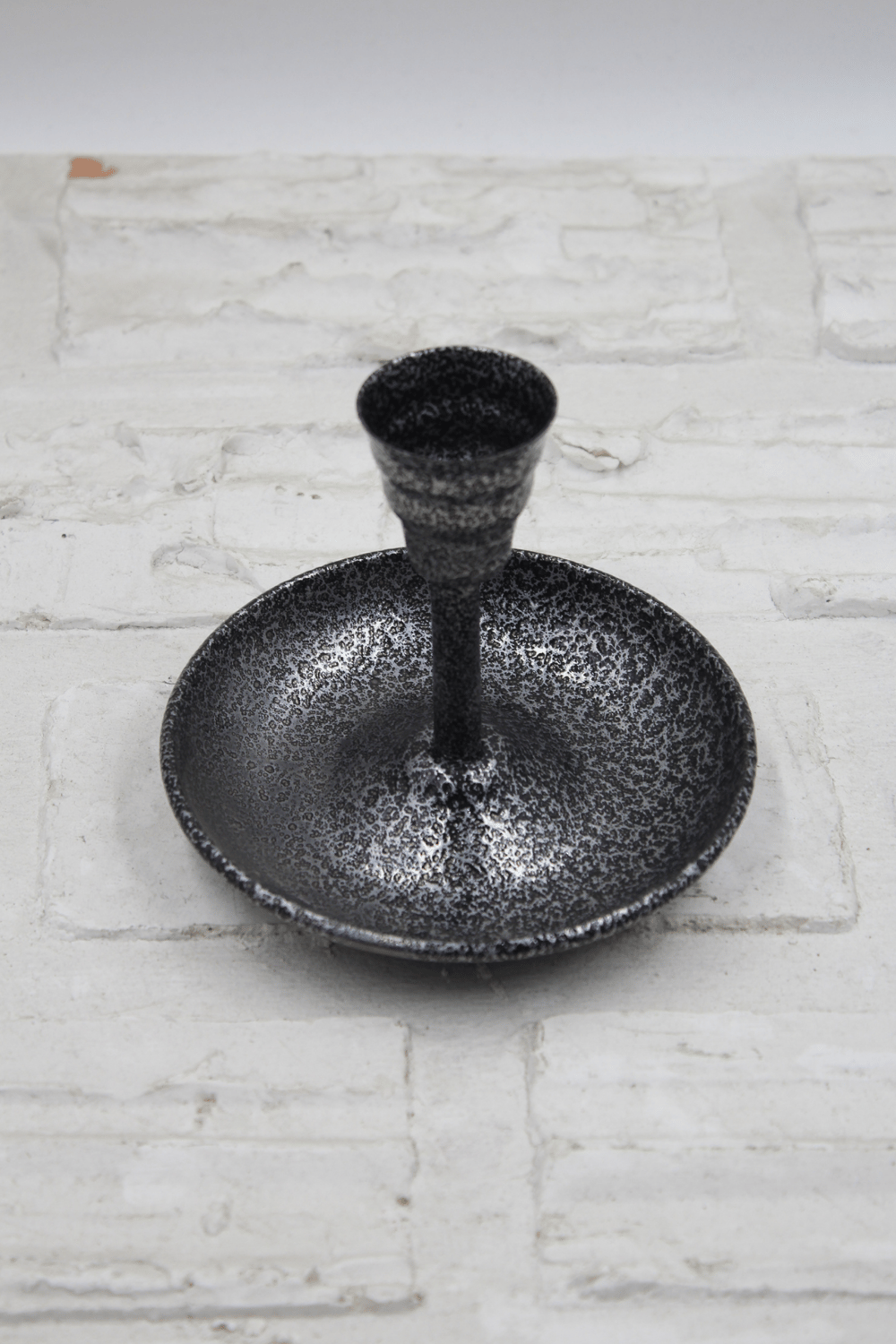 Metal Vintage Mumluk & El Şamdanı Gümüş Turna2623-8