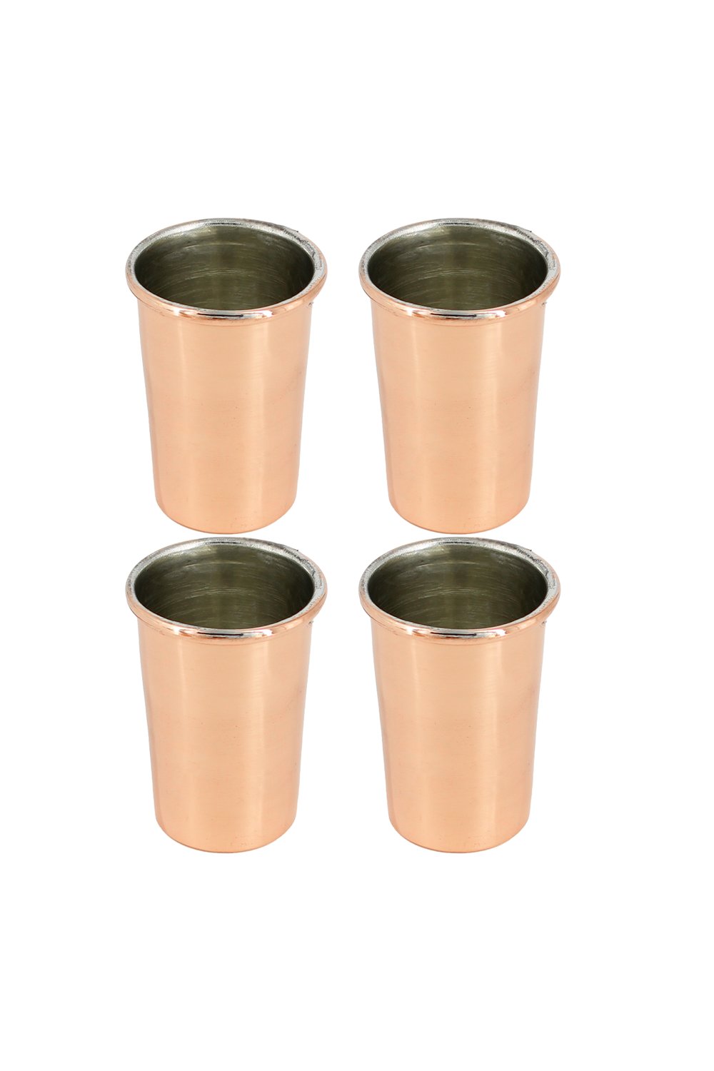 Turna Bakır One-shot Bardak Düz 30 Ml 4lü Takım Kırmızı Turna0484-41