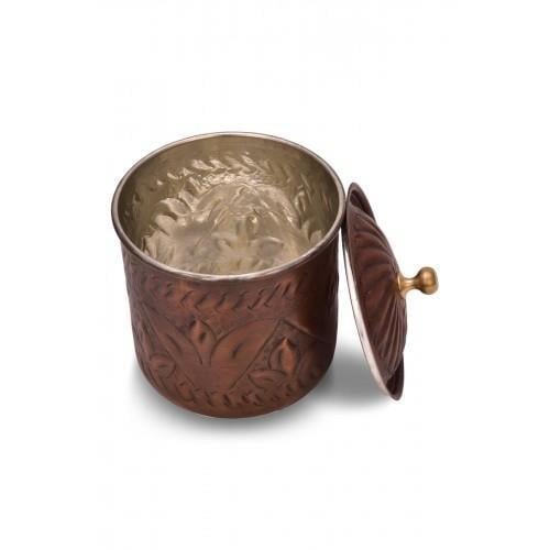 Turna Copper Saffron Spice Bowl No. 2 Handmade Oxide Turna0007-3