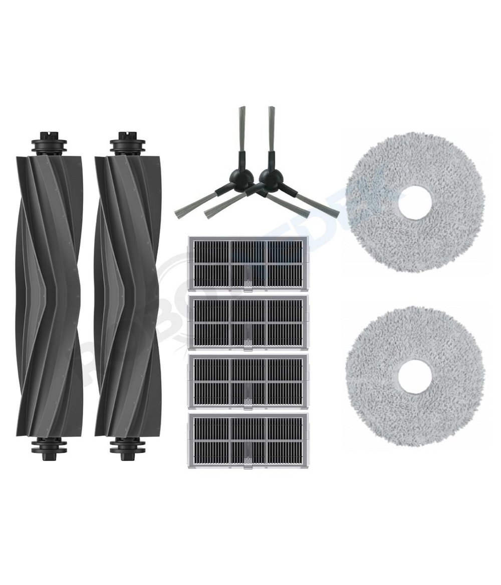 Dreame D20 Ultra Kauçuk Fırça Hepa Filtre Mop Seti-10 Parça