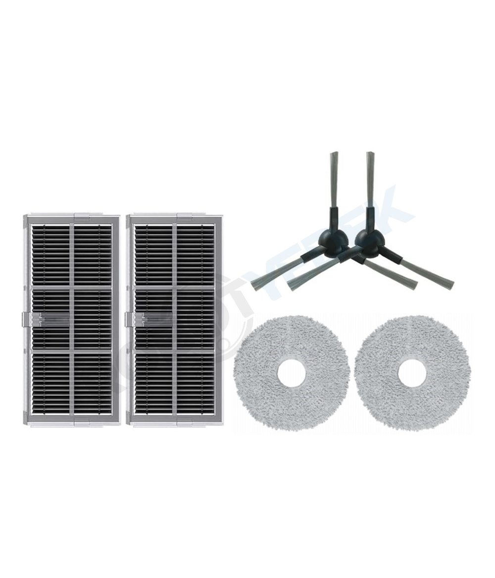 Dreame D30 Ultra Hepa Filtre Yan Fırça Mop-6 Parça