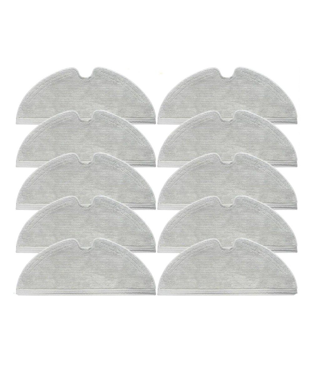 Dreame F9 Uyumlu Yüksek Kaliteli 10 Adet Mop-Tam Yüzey Mikrofiber