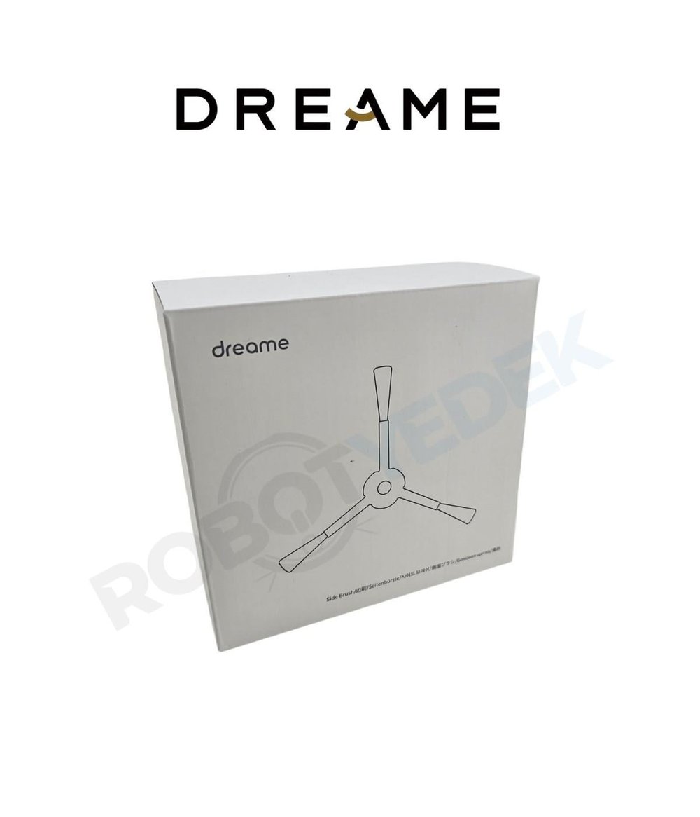 Dreame L10S Pro Orijinal 2 Adet Siyah Yan Fırça