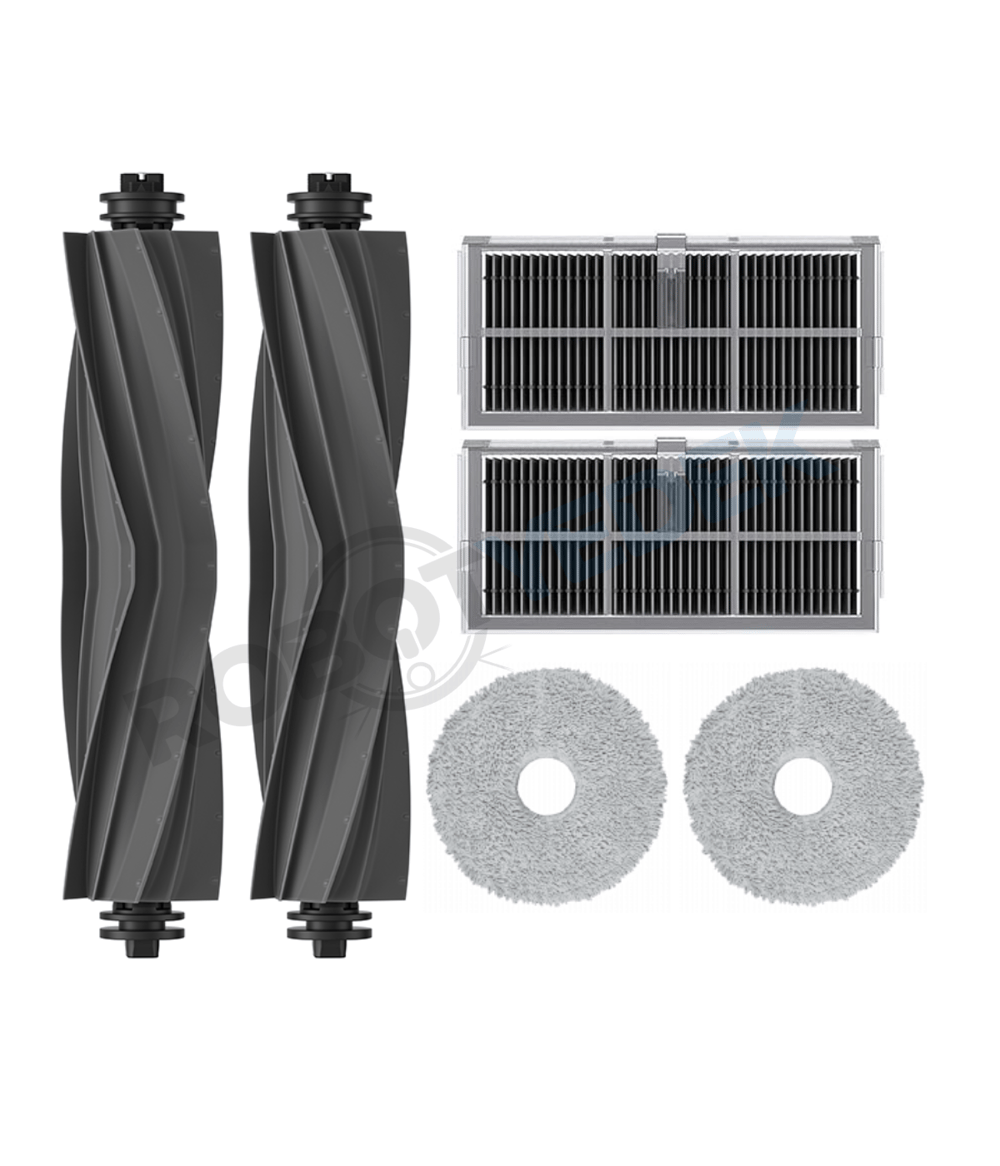 Dreame L10S Pro Ultra Kauçuk Fırça Hepa Filtre Mop Seti-6 Parça