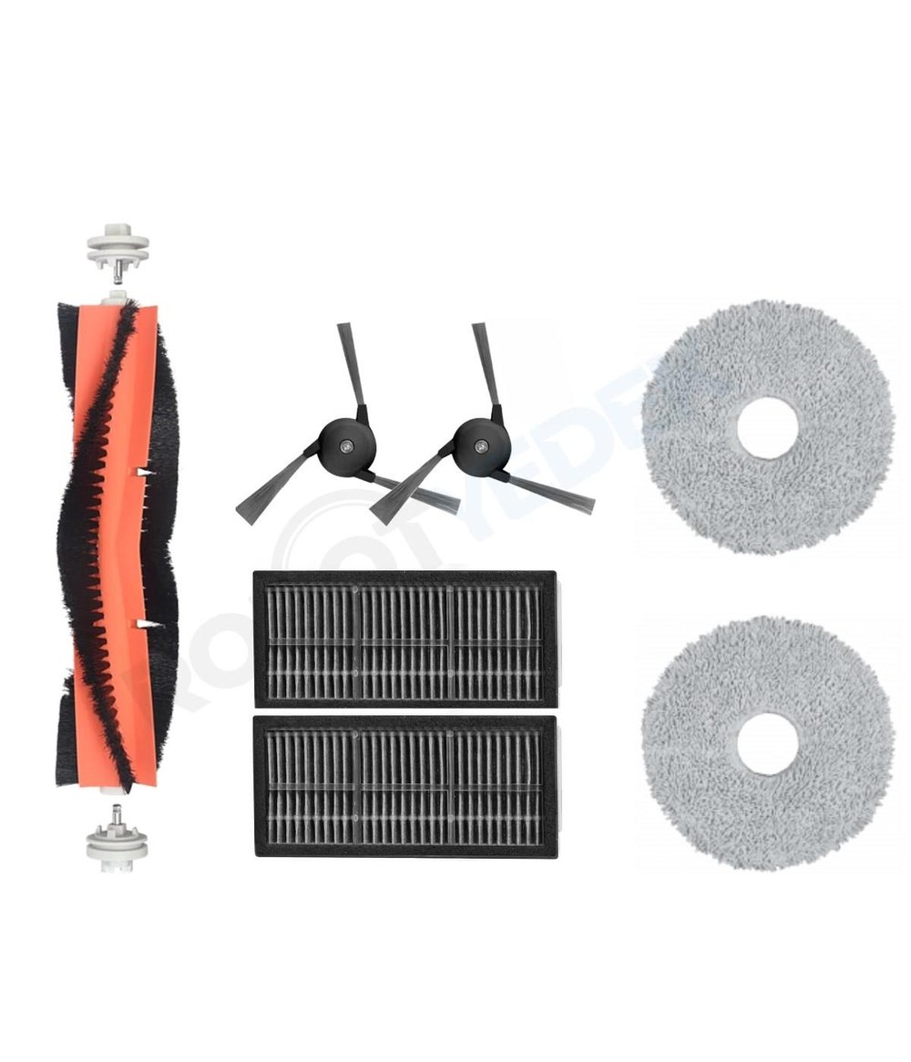Dreame L40 Ultra Uyumlu Fırça Hepa Filtre Mop Seti-7 Parça